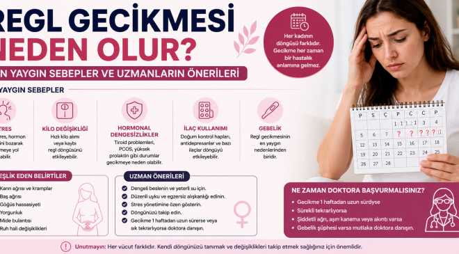 Regl Gecikmesi Neden Olur? En Yaygın Nedenler ve Belirtileri Nelerdir?